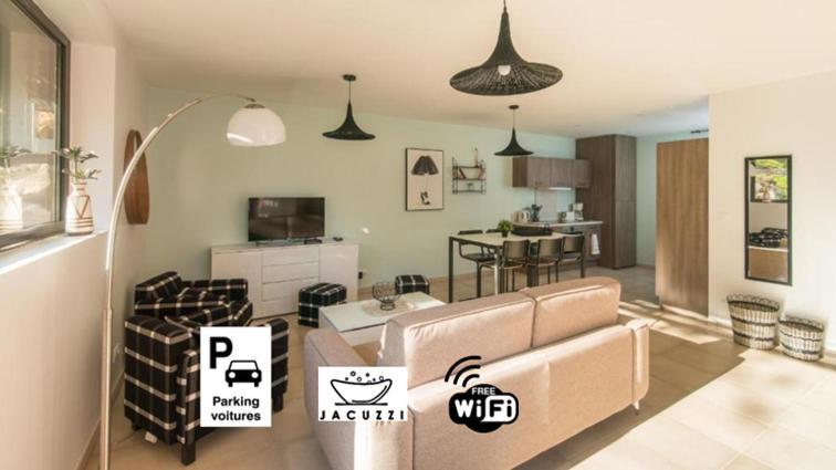 Апартаменты Cote Jardin Avec Jacuzzi Privatif Et Parking Prive Сарла-ла-Канеда Экстерьер фото